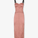 Stretch satin dress