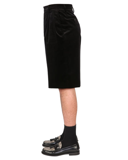 STRETCH VELVET SHORTS