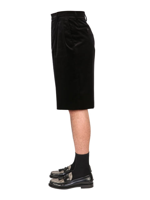 STRETCH VELVET SHORTS