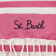 Striped cotton beach towel