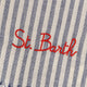 Striped cotton beach towel
