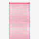 Striped cotton beach towel