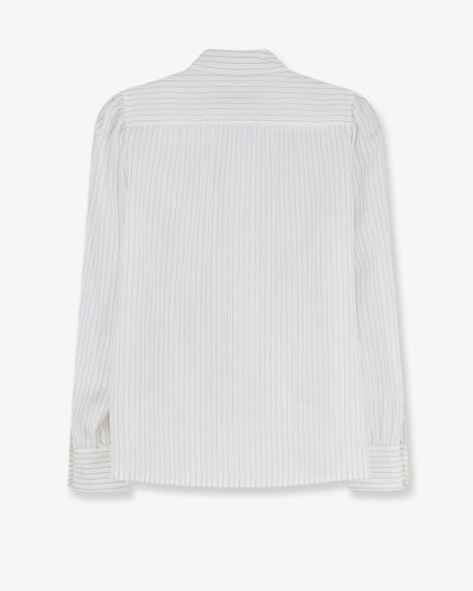 Striped silk shirt