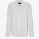 Striped silk shirt