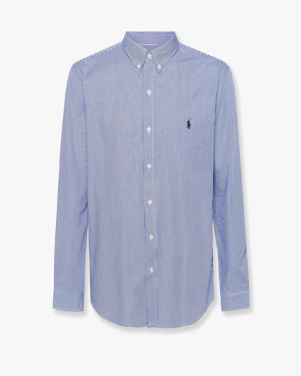 Striped stretch cotton shirt