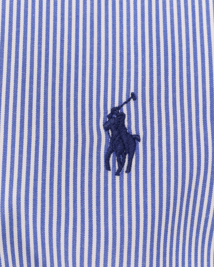 Striped stretch cotton shirt