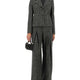 STRIPED WOOL PANTS