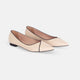 Ariri Beige Leder-Ballerinas
