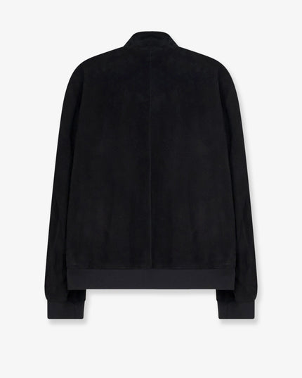 Suede bomber
