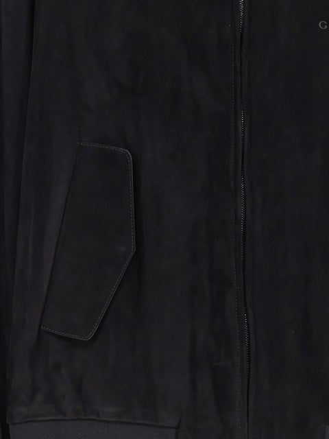 Suede bomber