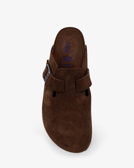 Suede Boston sandals
