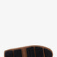 Suede loafer with leather inserts
