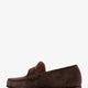 Suede loafers with metal VLogo Signature