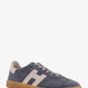 Suede sneakers with side logo