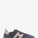 Suede sneakers with side logo