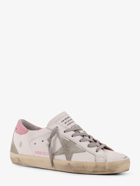 Superstar leather sneakers with iconic side logo