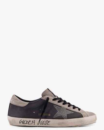 Superstar leather sneakers with side logo