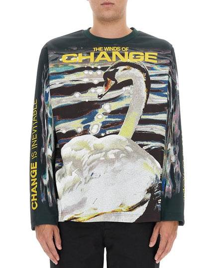 SWAN PRINT T-SHIRT