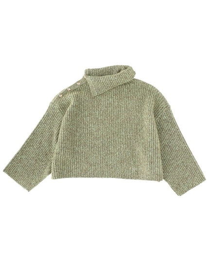 SWEATER WITH SIDE BUTTON CLOSURE