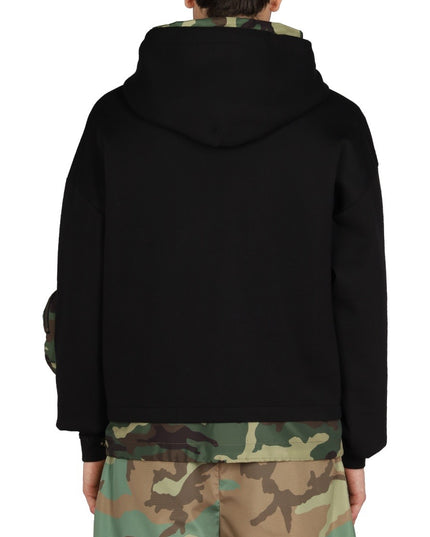 SWEATSHIRT WITH CAMO DETAILS