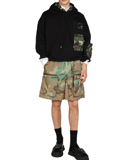 SWEATSHIRT WITH CAMO DETAILS