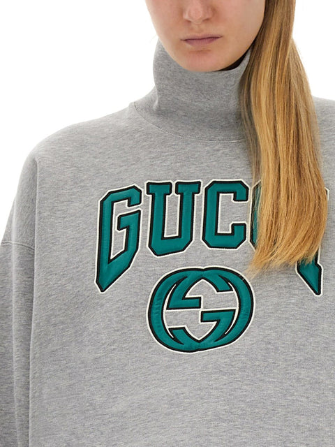 SWEATSHIRT WITH EMBROIDERY