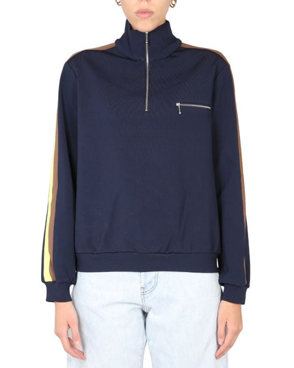 SWEATSHIRT WITH FRONT ZIPPER