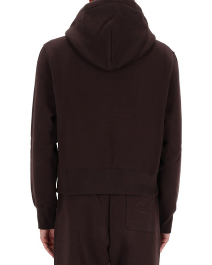 SWEATSHIRT WITH LOGO EMBROIDERY