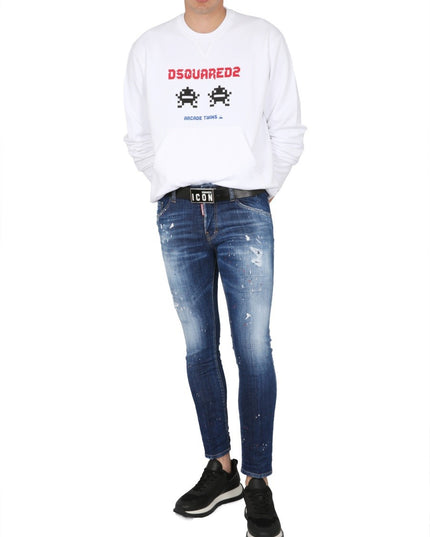 SWEATSHIRT WITH LOGO PRINT