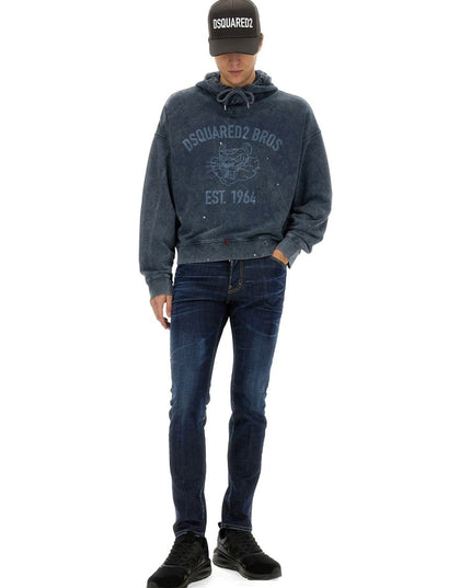 SWEATSHIRT WITH LOGO PRINT
