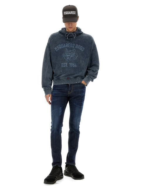 SWEATSHIRT WITH LOGO PRINT