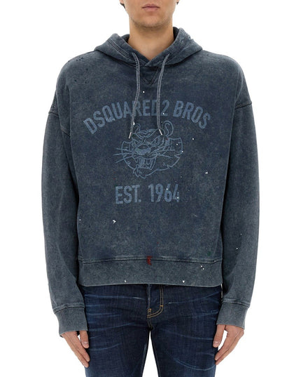 SWEATSHIRT WITH LOGO PRINT