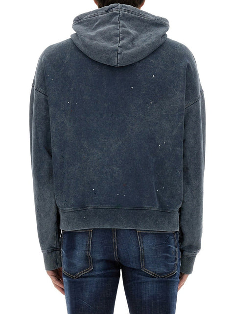 SWEATSHIRT WITH LOGO PRINT