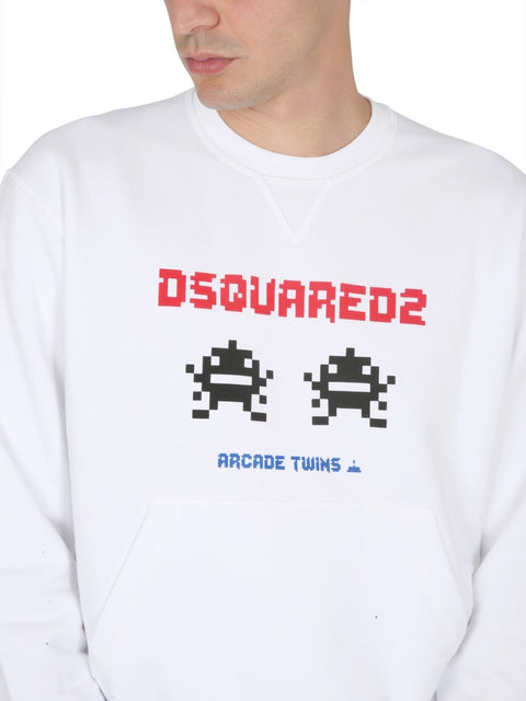 SWEATSHIRT WITH LOGO PRINT