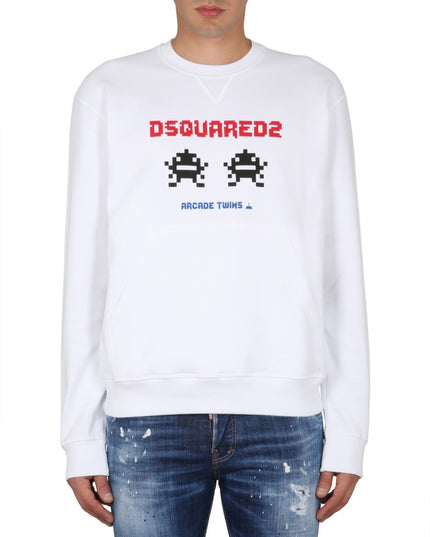 SWEATSHIRT WITH LOGO PRINT