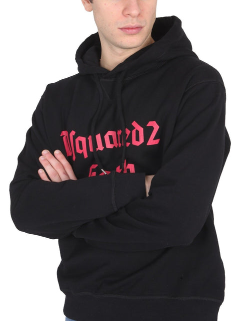 SWEATSHIRT WITH LOGO PRINT