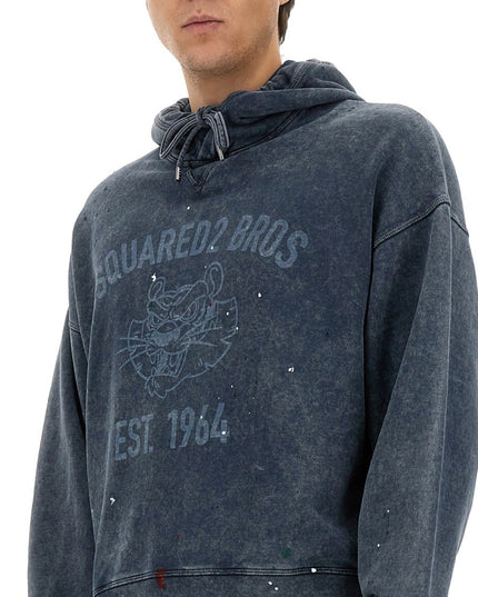 SWEATSHIRT WITH LOGO PRINT