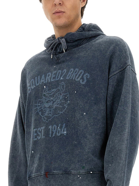 SWEATSHIRT WITH LOGO PRINT