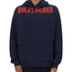SWEATSHIRT WITH MAXI LOGO PRINT