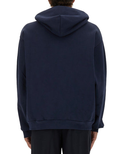 SWEATSHIRT WITH MAXI LOGO PRINT