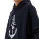 SWEATSHIRT WITH NAVY PRINT