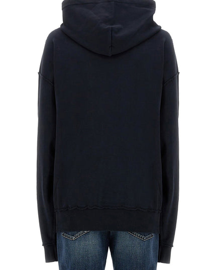SWEATSHIRT WITH NAVY PRINT