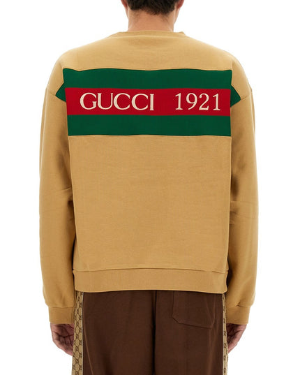 SWEATSHIRT WITH WEB RIBBON