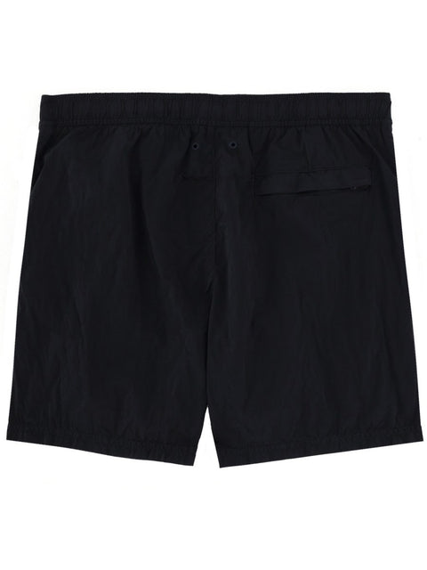 SWIMSUIT WITH LOGO PATCH