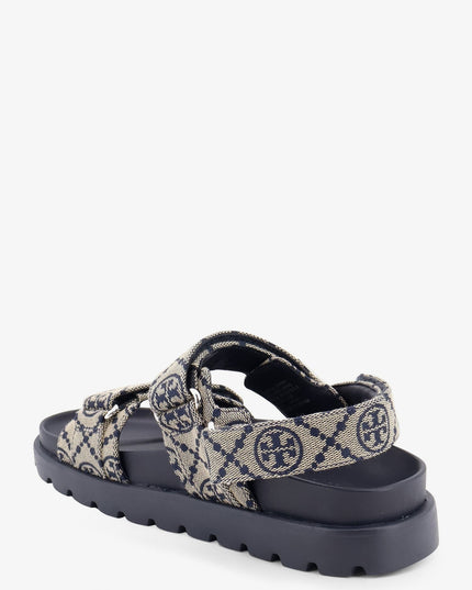 T Mono Perfect Monogram fabric sandals