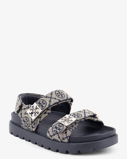 T Mono Perfect Monogram fabric sandals