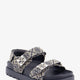 T Mono Perfect Monogram fabric sandals