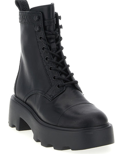 Tory Burch | T Monogram Lug Ankle Boot 65mm | Black | Damen