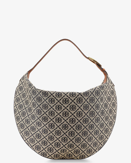 T Monogram Balloon jacquard fabric shoulder bag