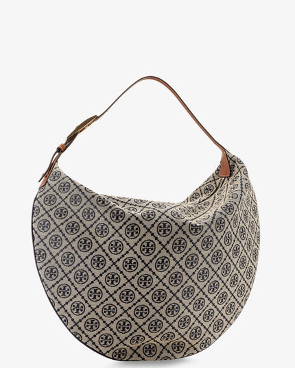 T Monogram Balloon jacquard fabric shoulder bag